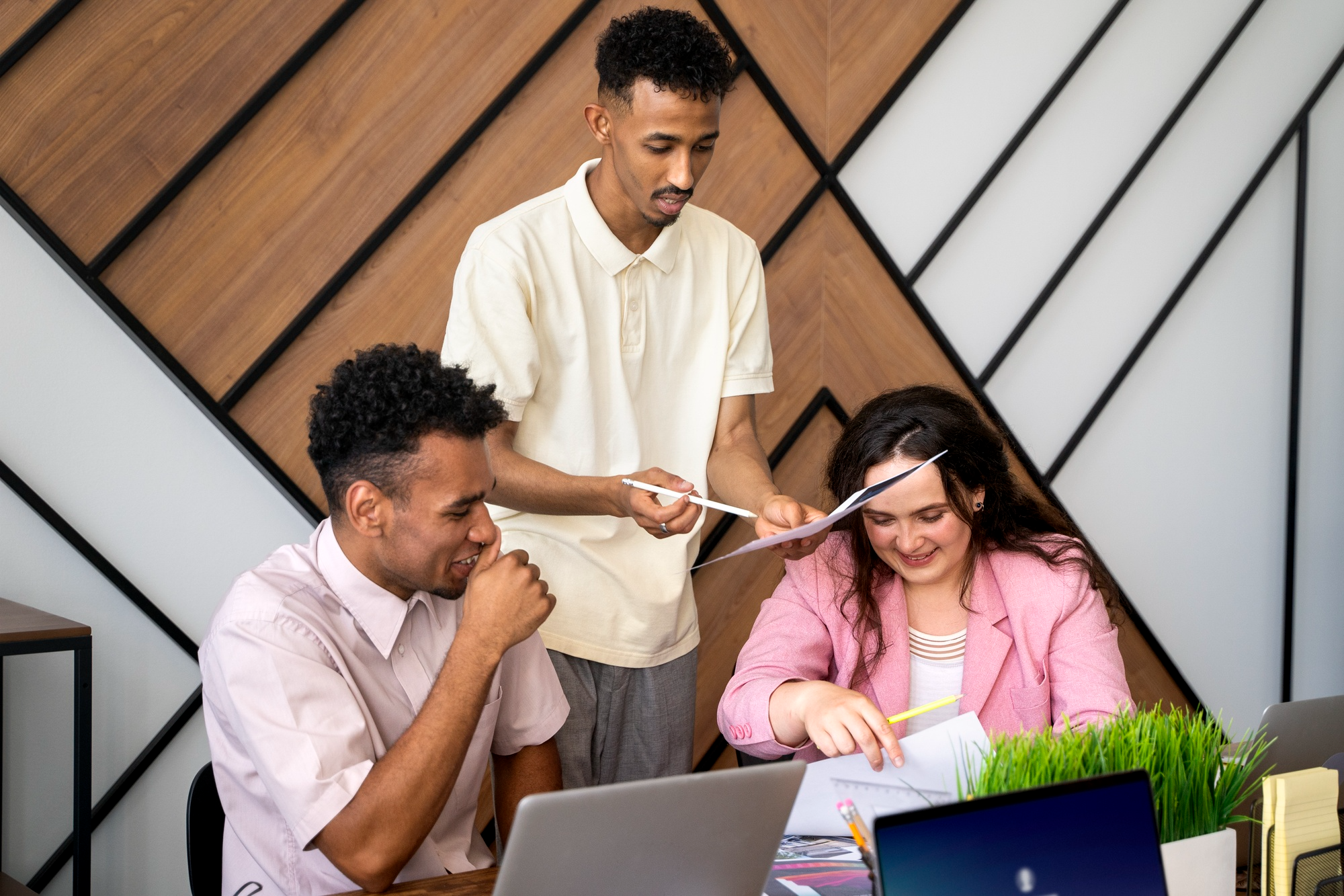 Team working together